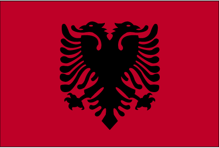 Albanien Flagge