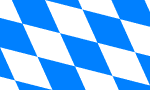 Die bayerische Rautenflagge