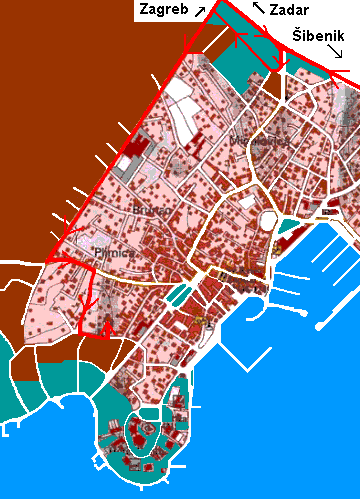 plan: vodice-croazia