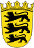 Baden-W&uuml;rttemberg kleines Landeswappen
